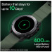 Ambrane 1.39" LucidDisplay Bluetooth Calling Smart Watch, Rugged & Sporty, 500 NITS, Premium Metal case, 100+ Sports Mode with IP68, Sp02 Tracking, 100+ Watch Faces (Crest, Green)